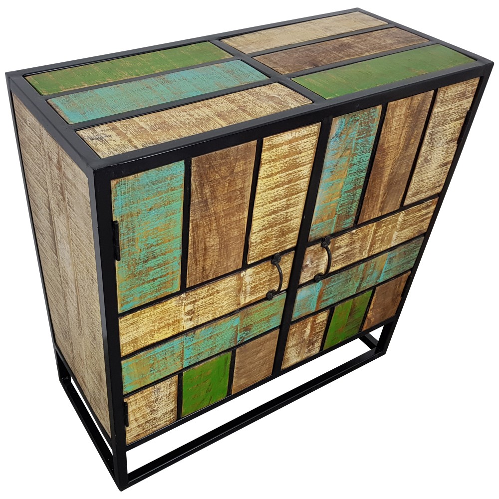 Kommode Schrank Flur-schrank Anrichte 2 Türen Ablage ...