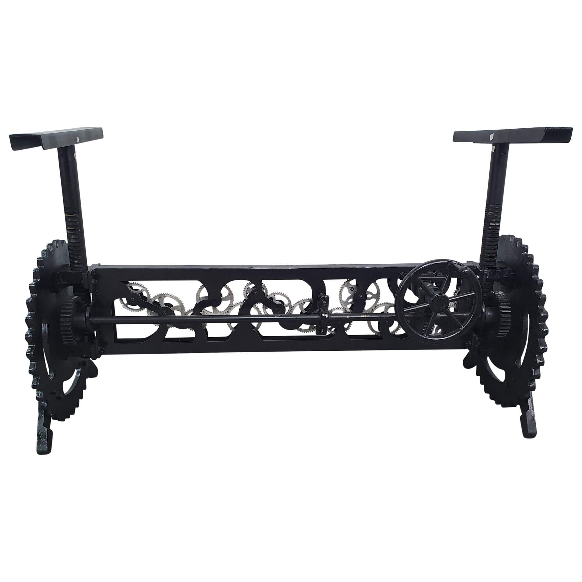 Esstisch Tischgestell höhenverstellbar mit Kurbel Esszimmertisch Vintage Crank Table
