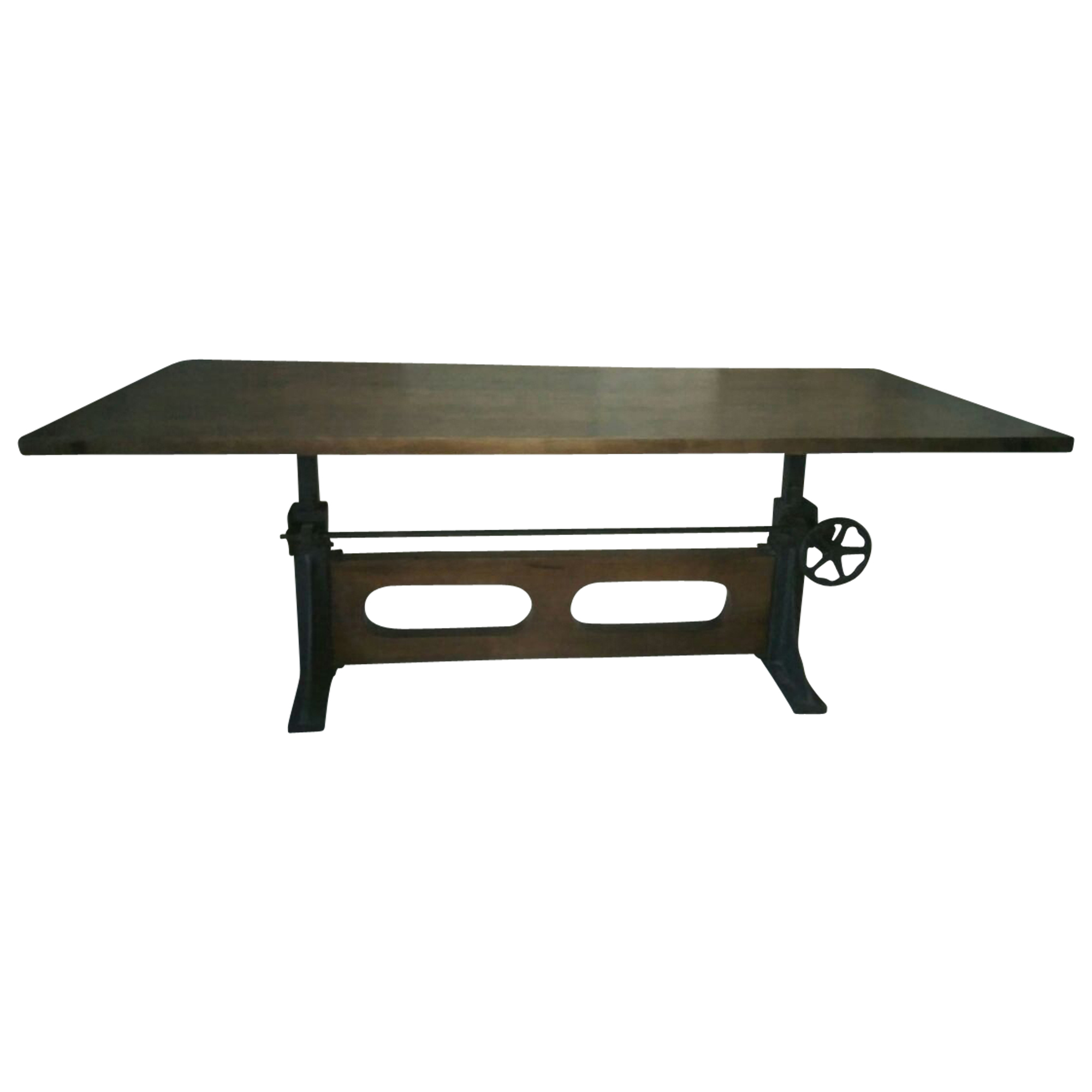 Esstisch Esszimmer-Tisch Massiv-Holz 220x100 Industrial Design Loft Crank Table