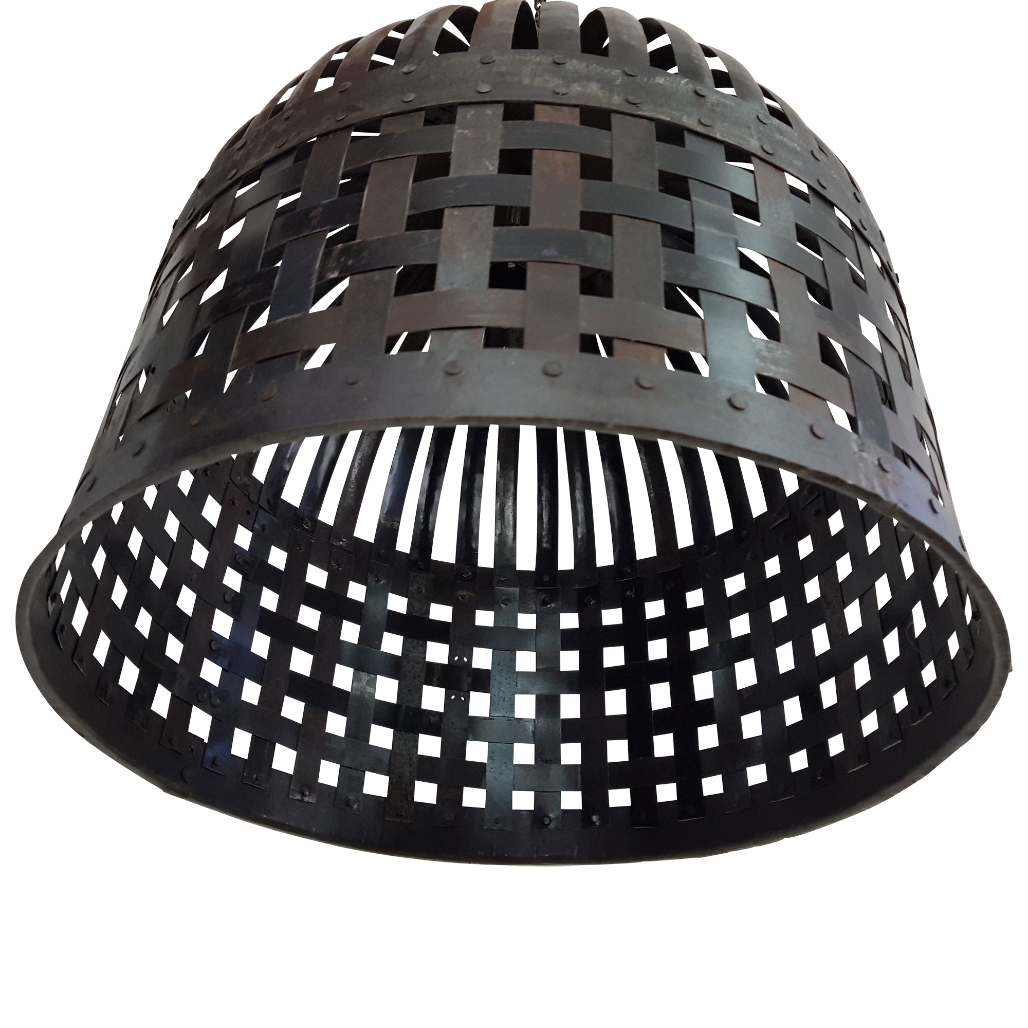 Pendelleuchte Hängelampe Deckenlampe Deckenleuchte Rund Metall Industrie Design