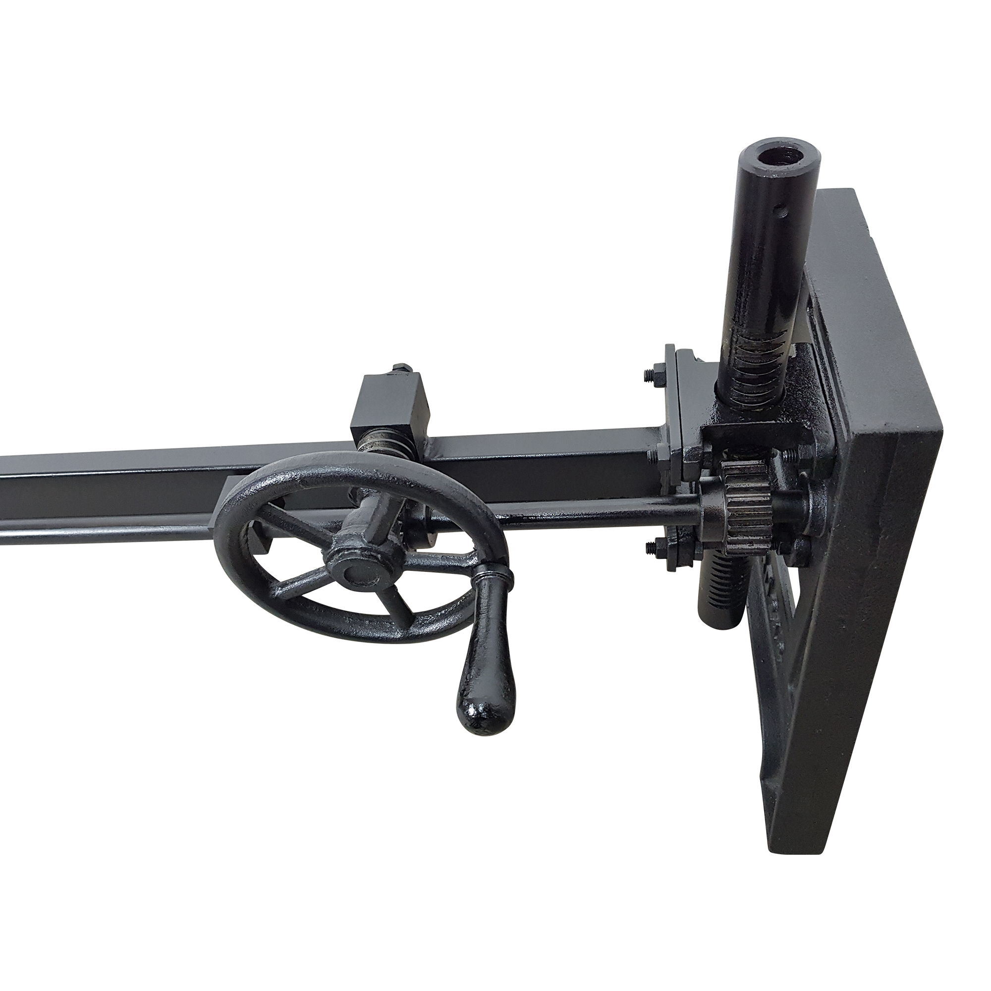 Couchtisch Sheesham höhenverstellbar Kurbel Wohnzimmertisch Vintage Crank Table