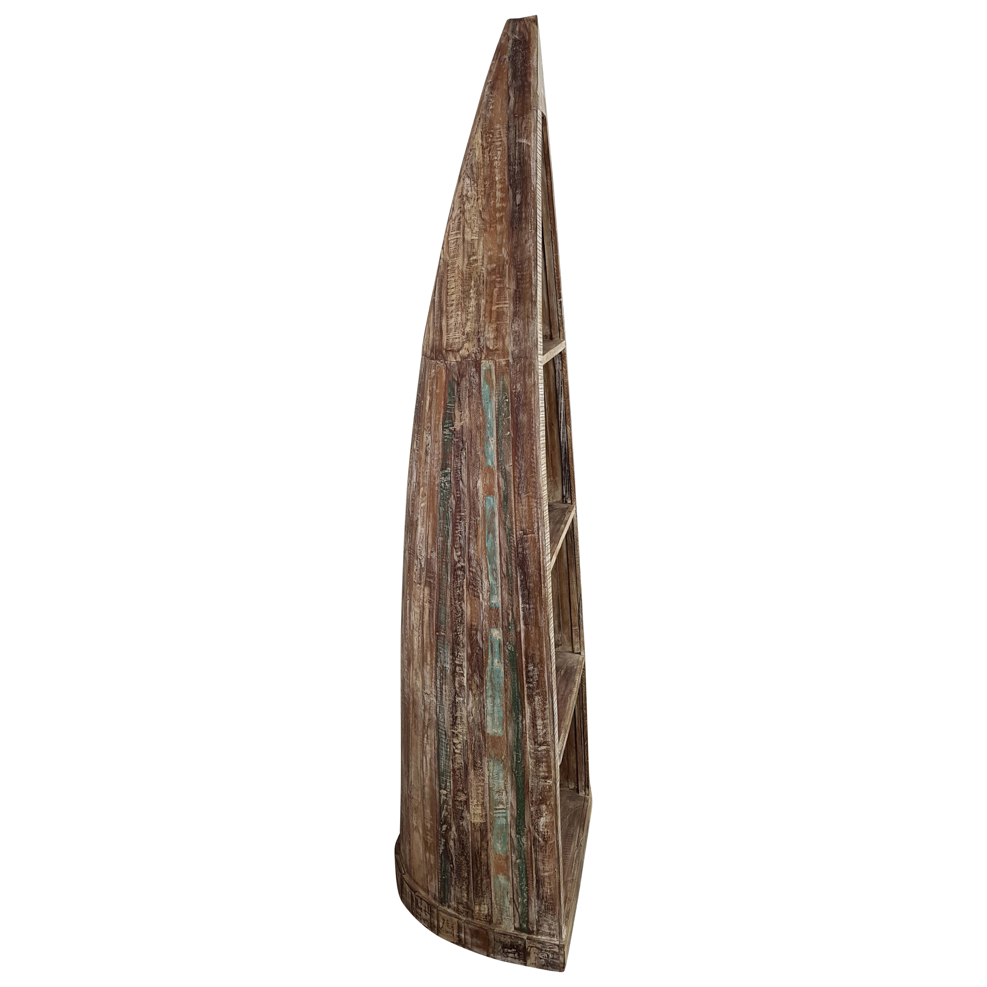 Bootsregal Holz Regal Bücherregal Boot Schrank 200 Vintage Design shabby chic