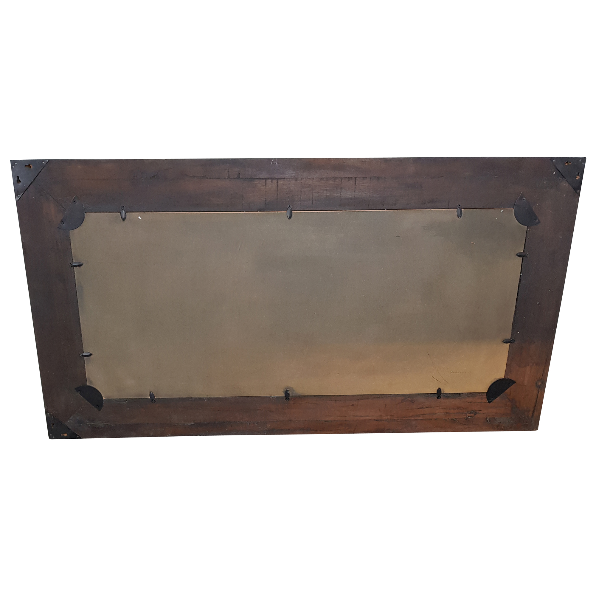 Wandspiegel Spiegel Altholz Schwemmholz mit Holzrahmen Vintage Massiv rustikal Antik braun
