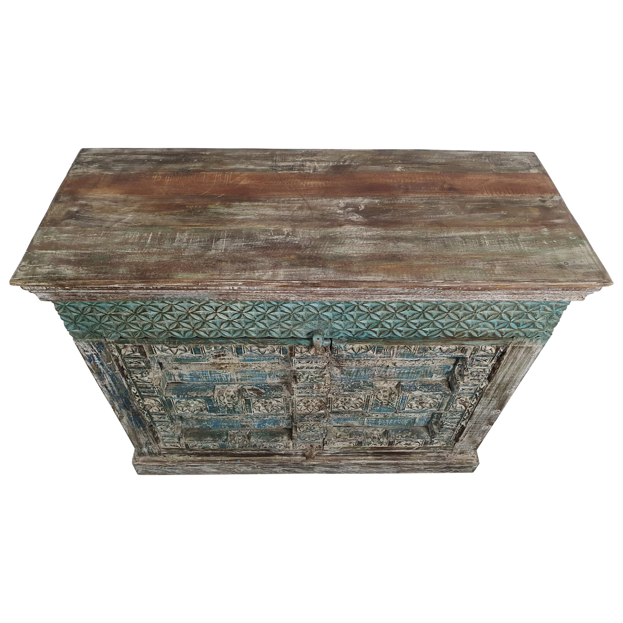 Kommode Sideboard Anrichte Damachiya Vintage Taste of India Alt Antik Unikat 2
