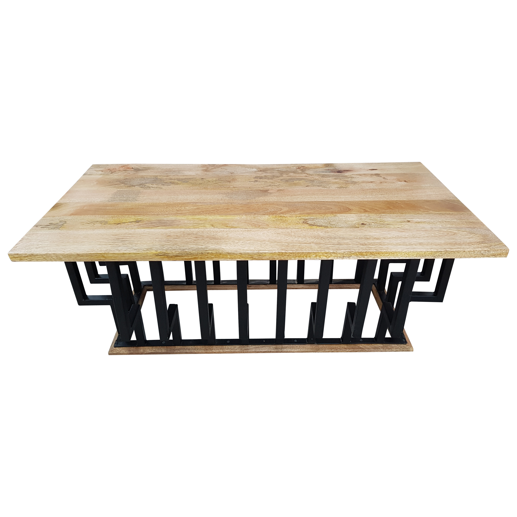 Couchtisch Lounge-Tisch Mango Massiv-Holz Bar Bistro Cafe Loft Industrial