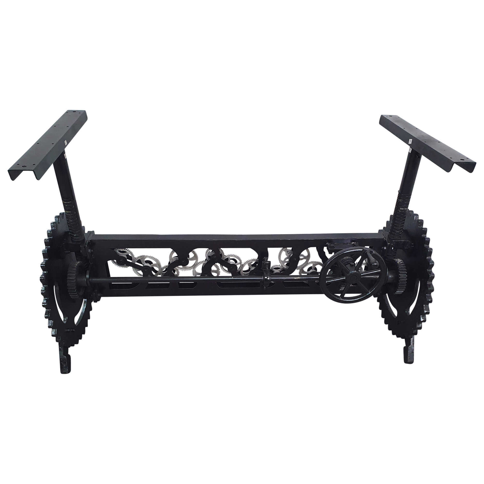 Esstisch Tischgestell höhenverstellbar mit Kurbel Esszimmertisch Vintage Crank Table
