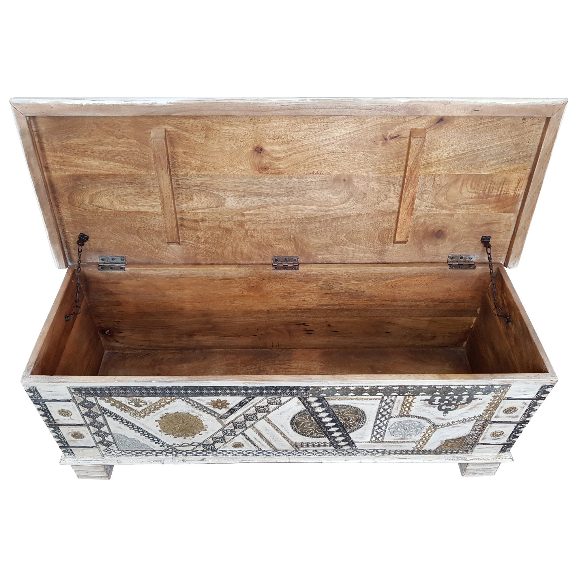 Truhe Kiste Holztruhe Vintage Massiv Box aus Altholz Antik Handarbeit Unikat 6