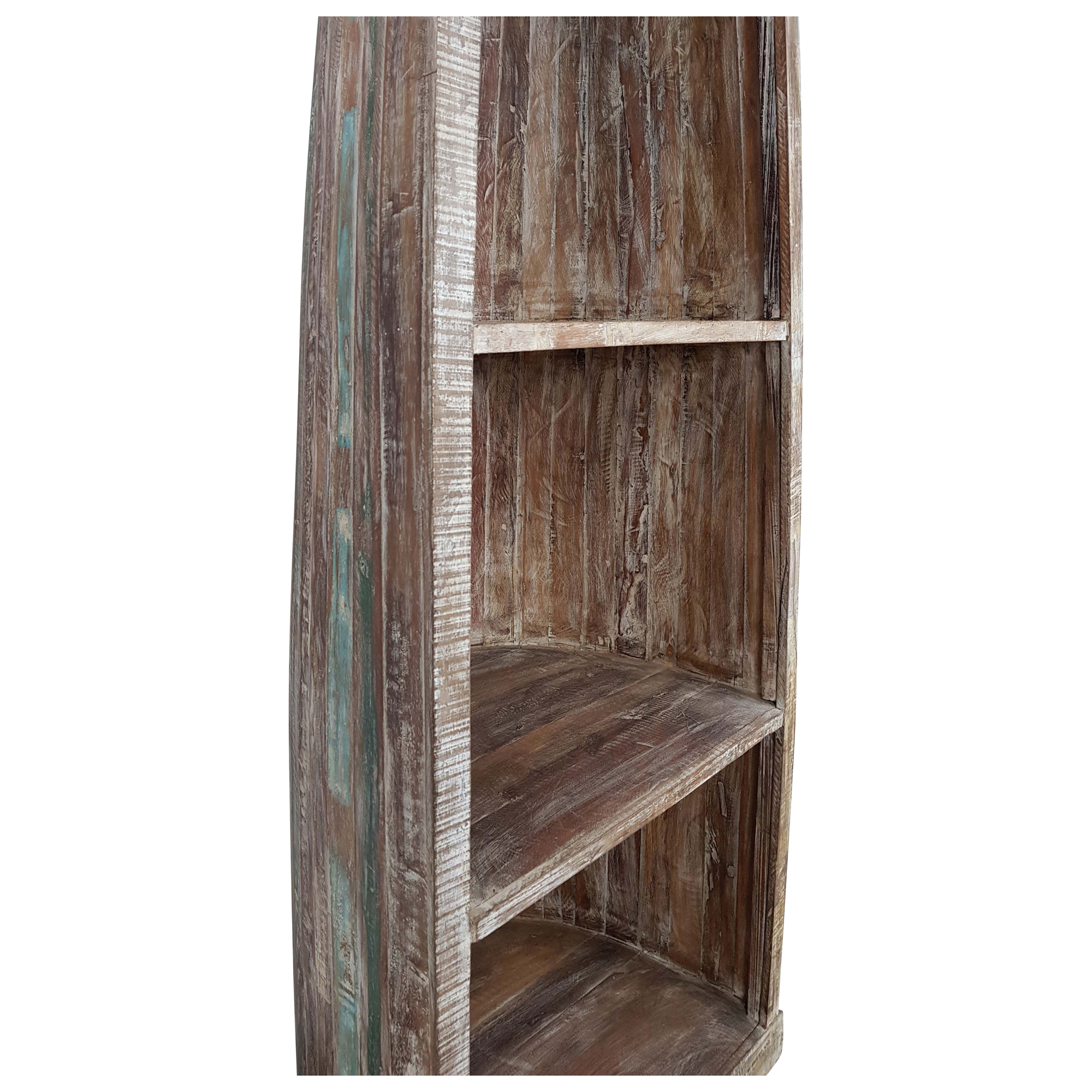 Bootsregal Holz Regal Bücherregal Boot Schrank 200 Vintage Design shabby chic
