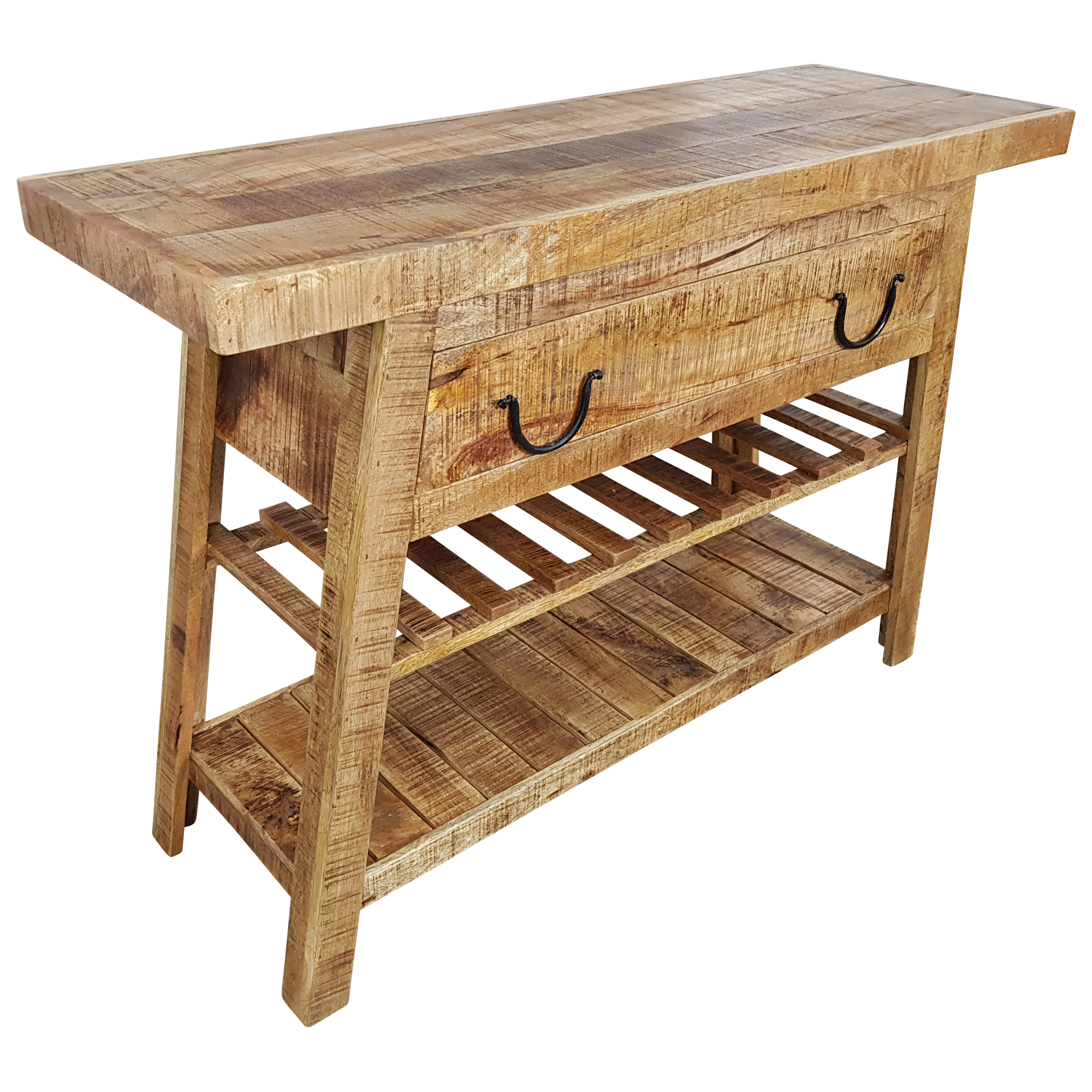 Kommode Schrank Sideboard Massiv Mango Holz Industrial Style Modern Trend Design