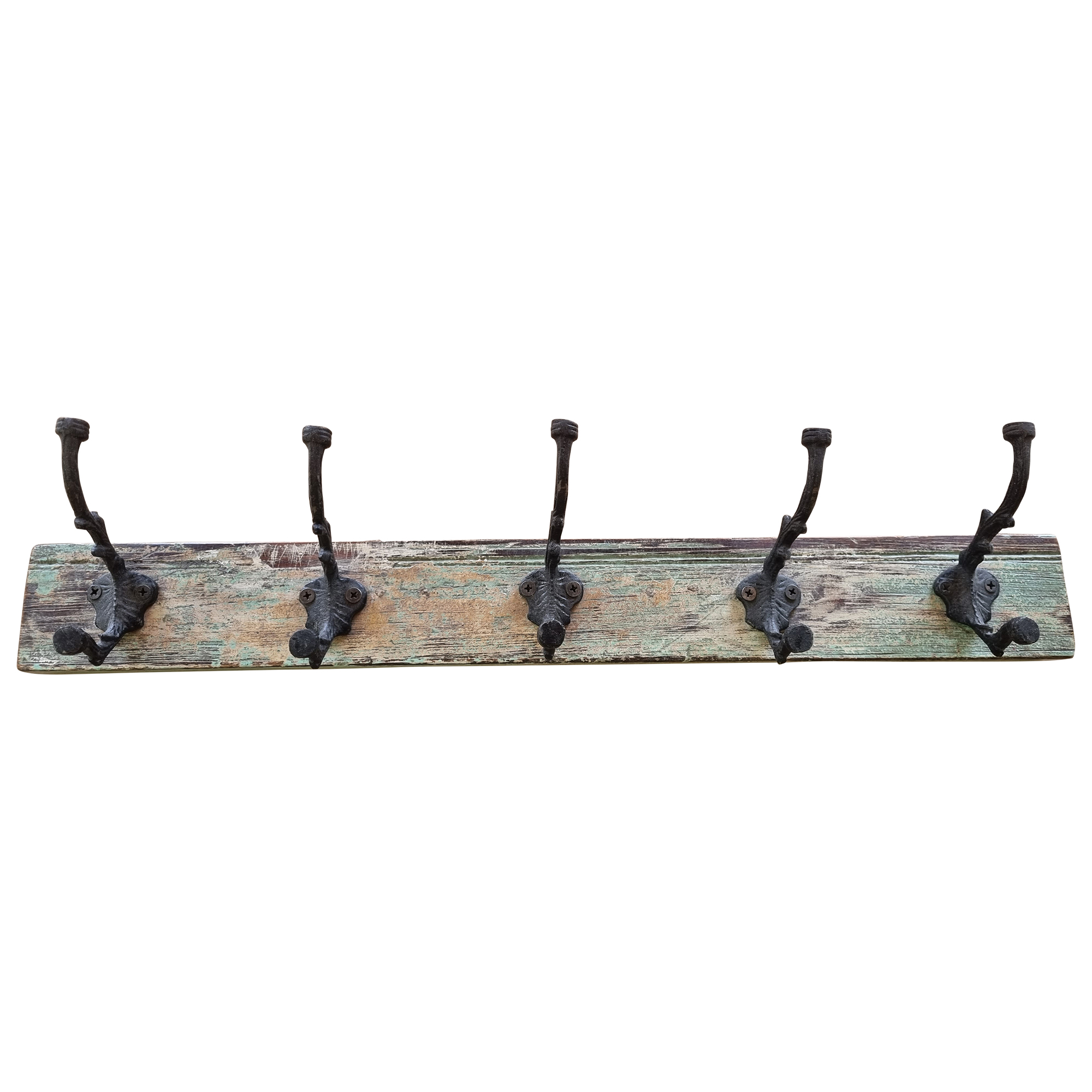 Vintage Wandgarderobe Flur Garderobe 5 Haken Garderobenleiste Shabby Hakenleiste