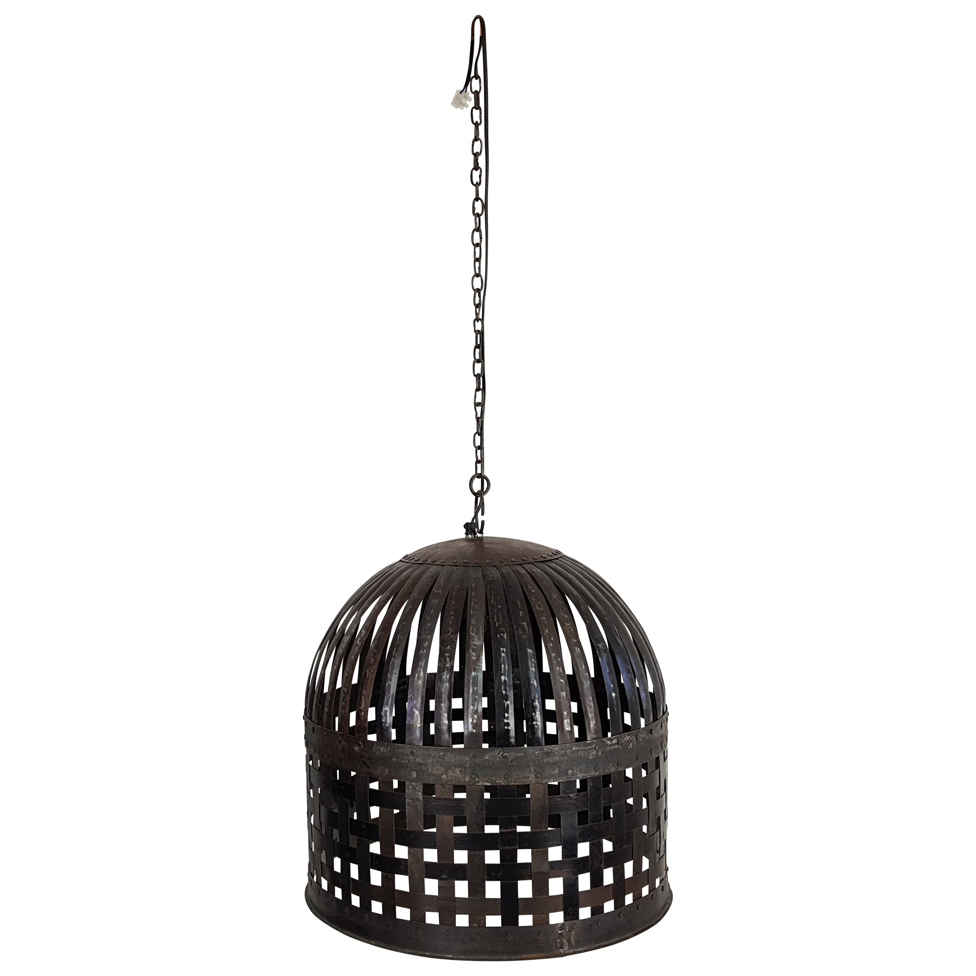 Pendelleuchte Hängelampe Deckenlampe Deckenleuchte Rund Metall Industrie Design