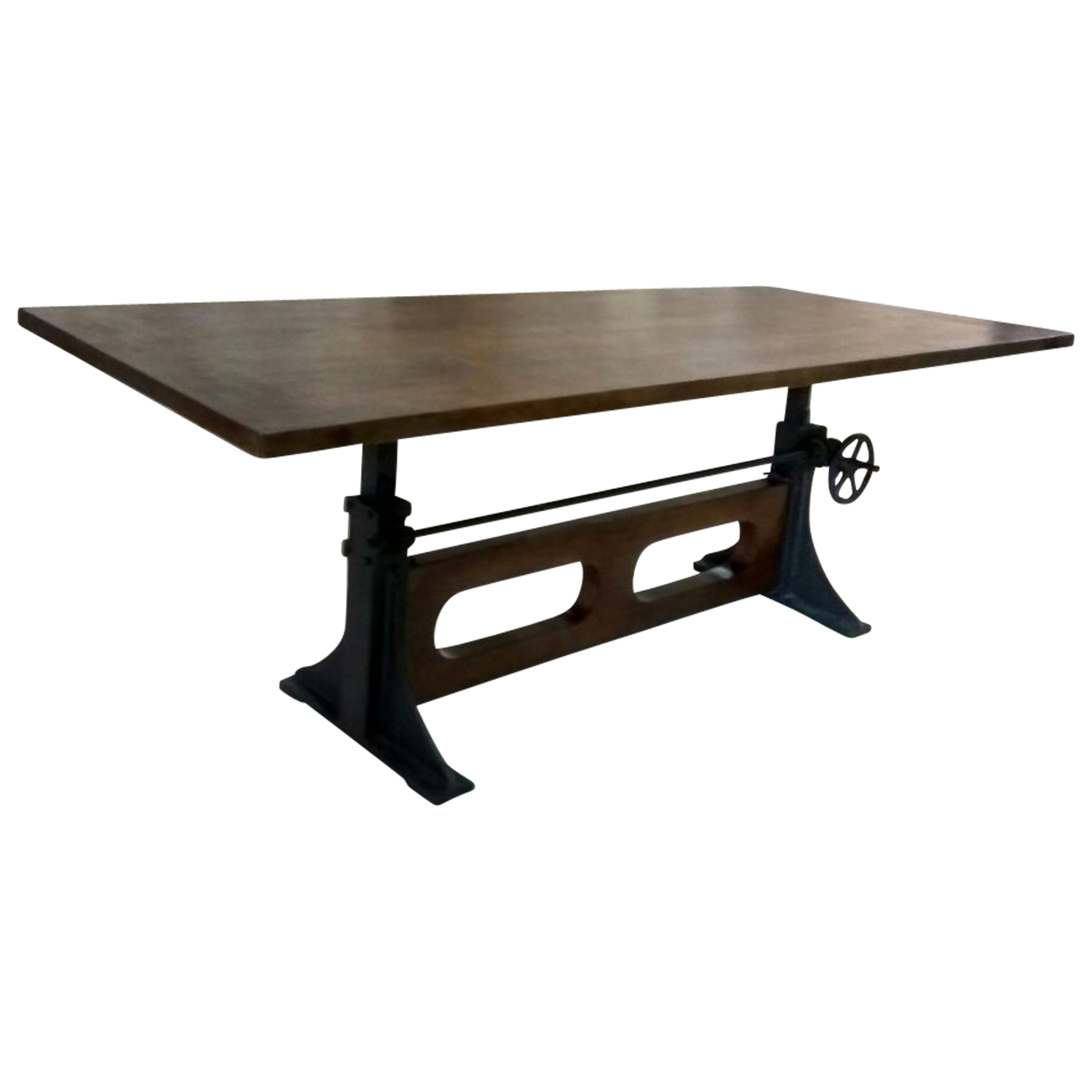 Esstisch Esszimmer-Tisch Massiv-Holz 220x100 Industrial Design Loft Crank Table
