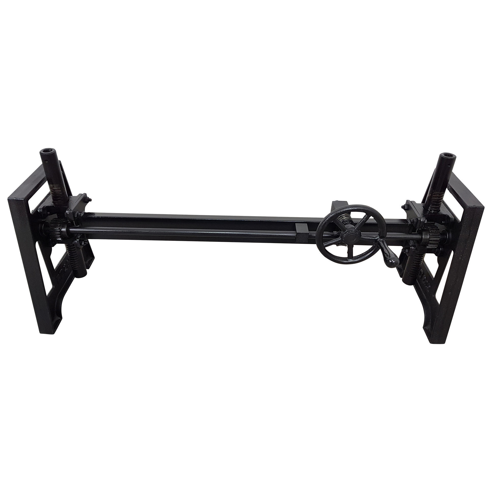 Couchtisch Sheesham höhenverstellbar Kurbel Wohnzimmertisch Vintage Crank Table