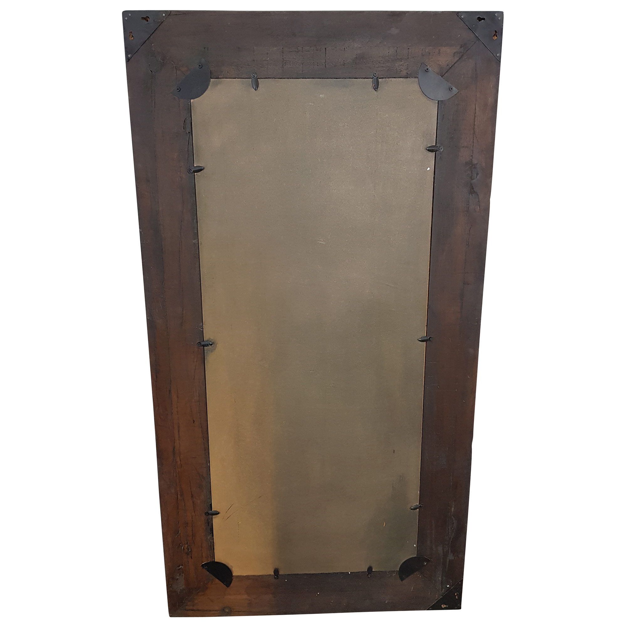 Wandspiegel Spiegel Altholz Schwemmholz mit Holzrahmen Vintage Massiv rustikal Antik braun