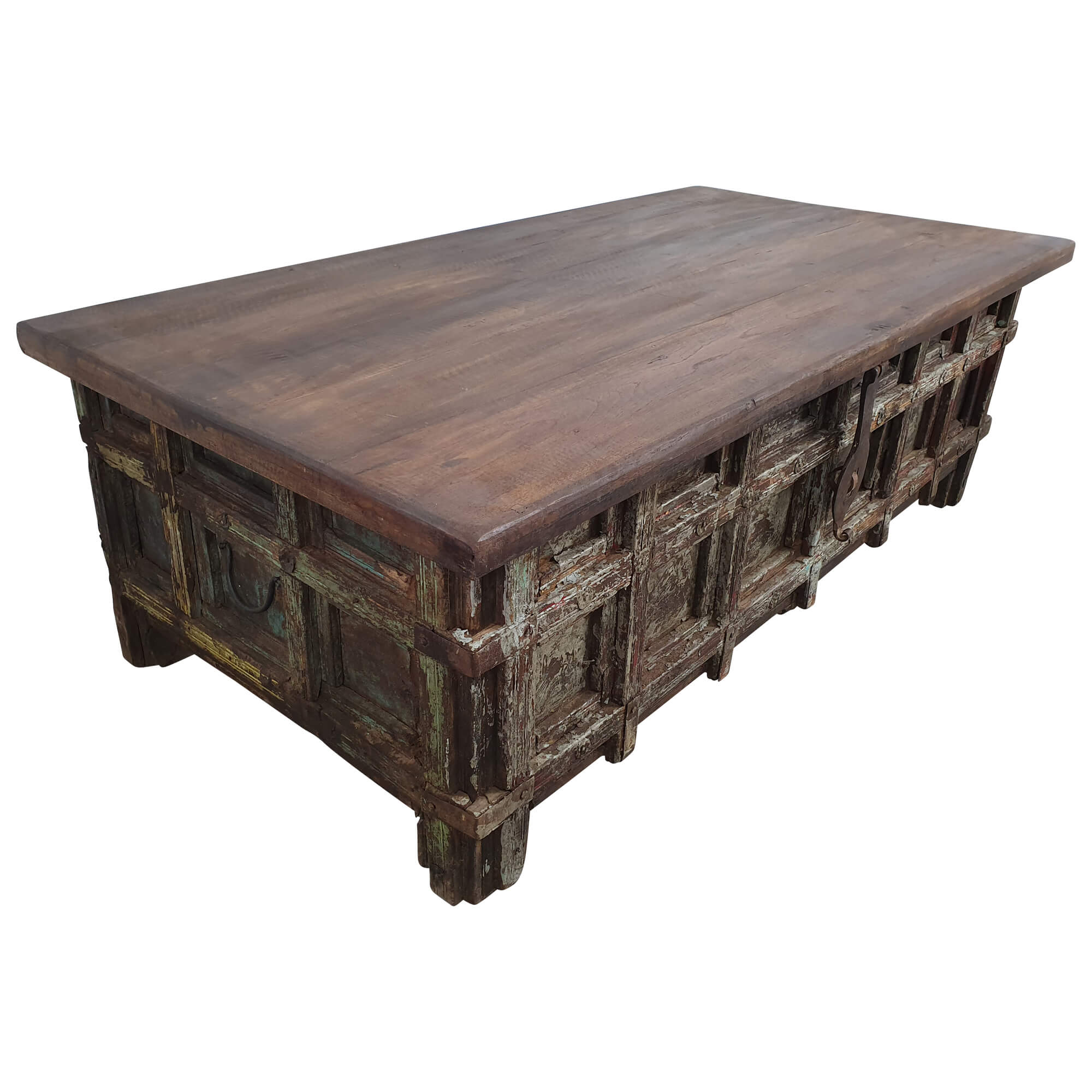 Truhen Tisch Couchtisch Holz Kiste Wohnzimmertisch Aufbewahrung Vintage  Massiv
