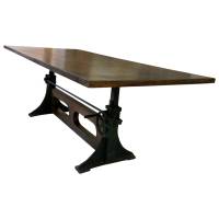 Esstisch Esszimmer-Tisch Massiv-Holz 220x100 Industrial Design Loft Crank Table