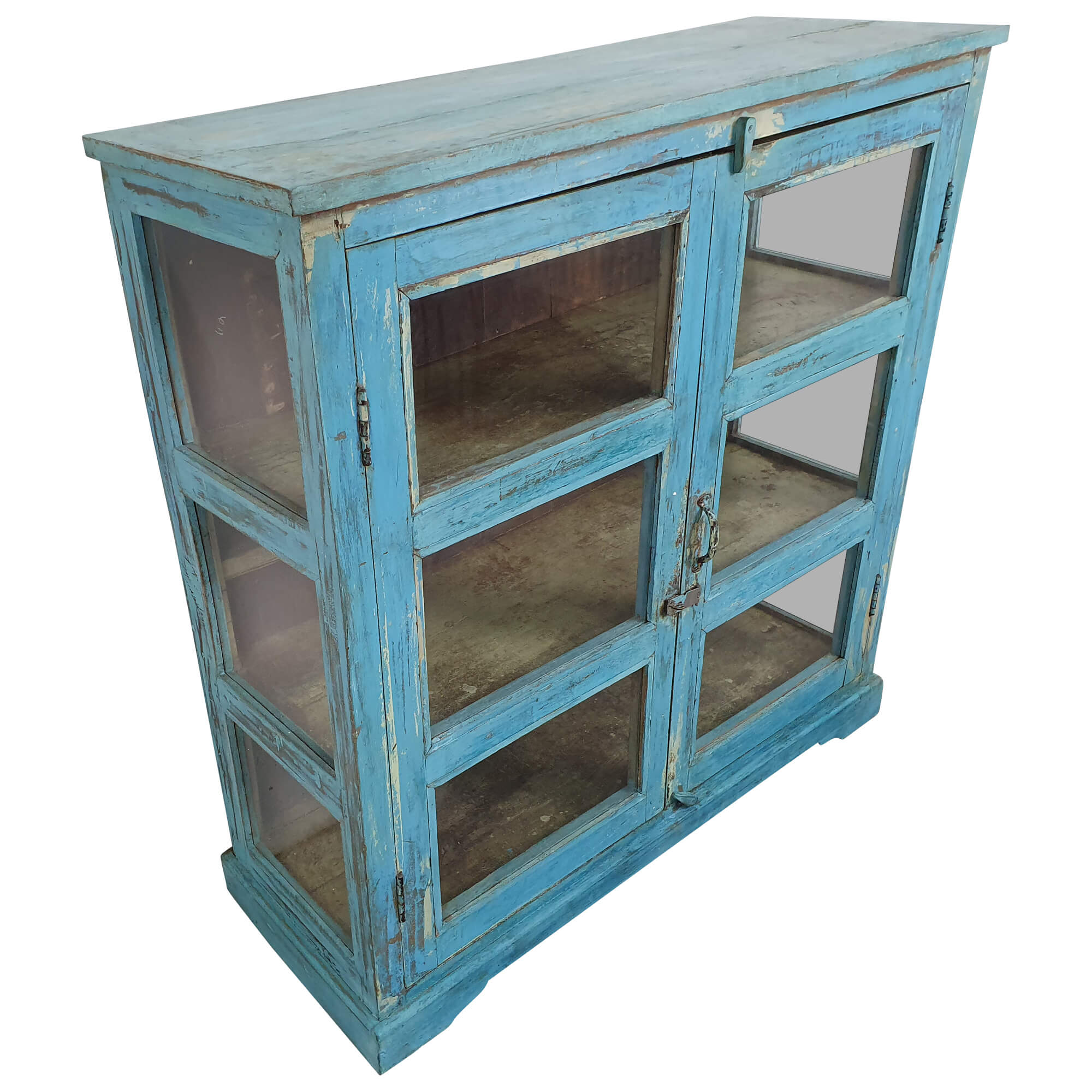 Kommode Anrichte Vitrine Schrank Blau Massivholz Vintage Shabby Chic Unikat 21 Vintage Shabby Chic Einrichtungsstile