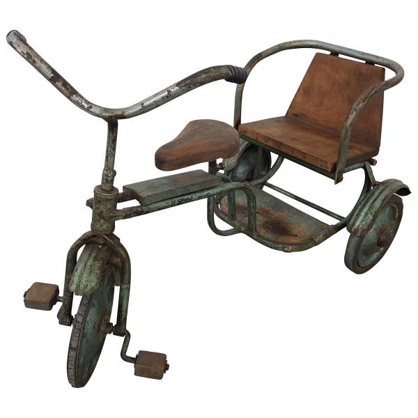 Dekoartikel Bike Fahrrad Metall Holz Vintage Design Industrial Stil Art Lounge IT10155