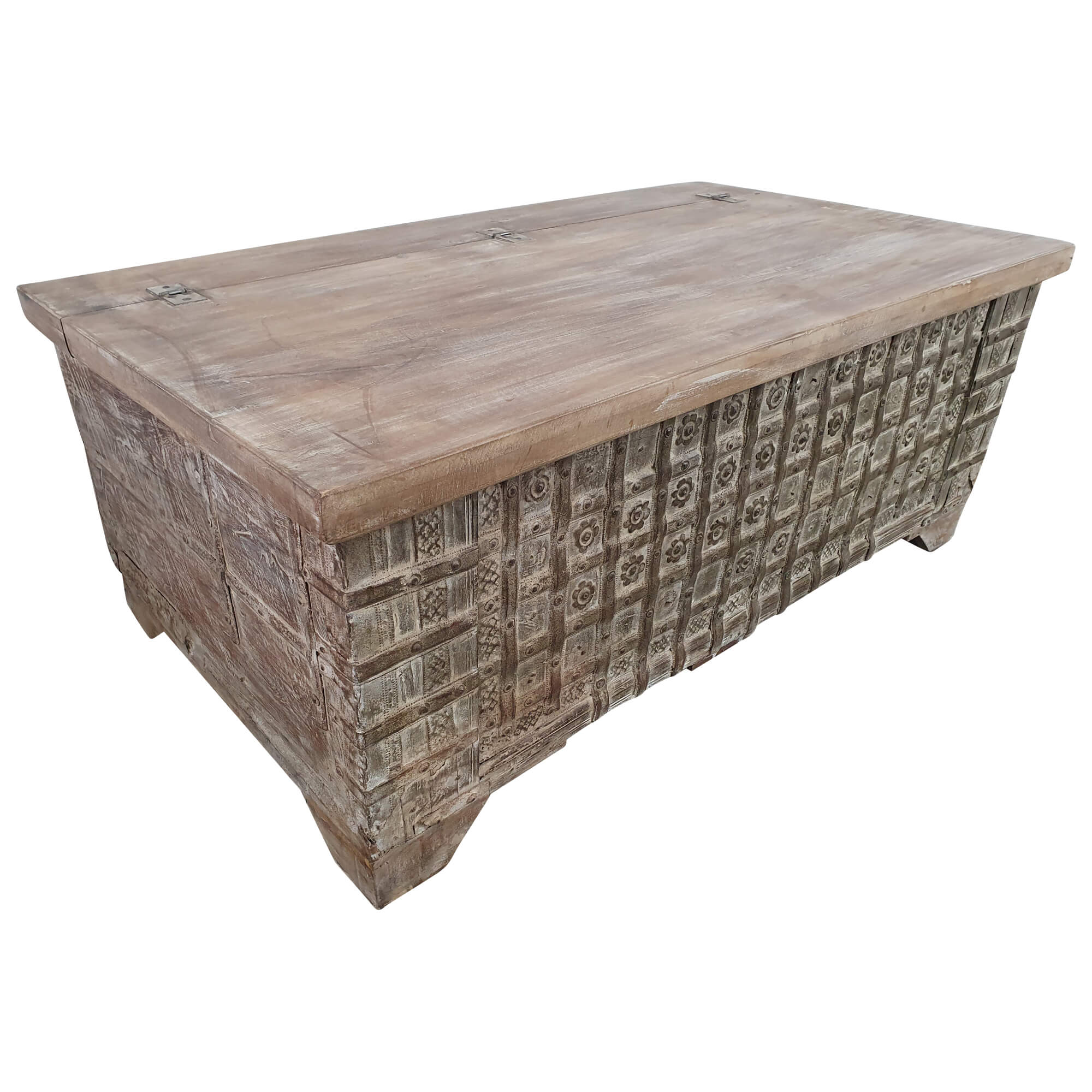 Truhen-Tisch Holz-Kiste Wohnzimmertisch Couchtisch Aufbewahrung Vintage  Massiv | Massivholz Truhen | Massivholzmbel | MBEL