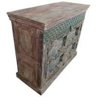 Kommode Sideboard Anrichte Damachiya Vintage Taste of India Alt Antik Unikat 2