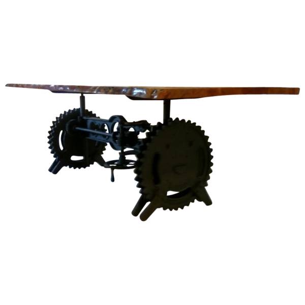 Esstisch Esszimmer-Tisch Baumstamm Massiv-Holz Industrial Design Crank Table IT10088