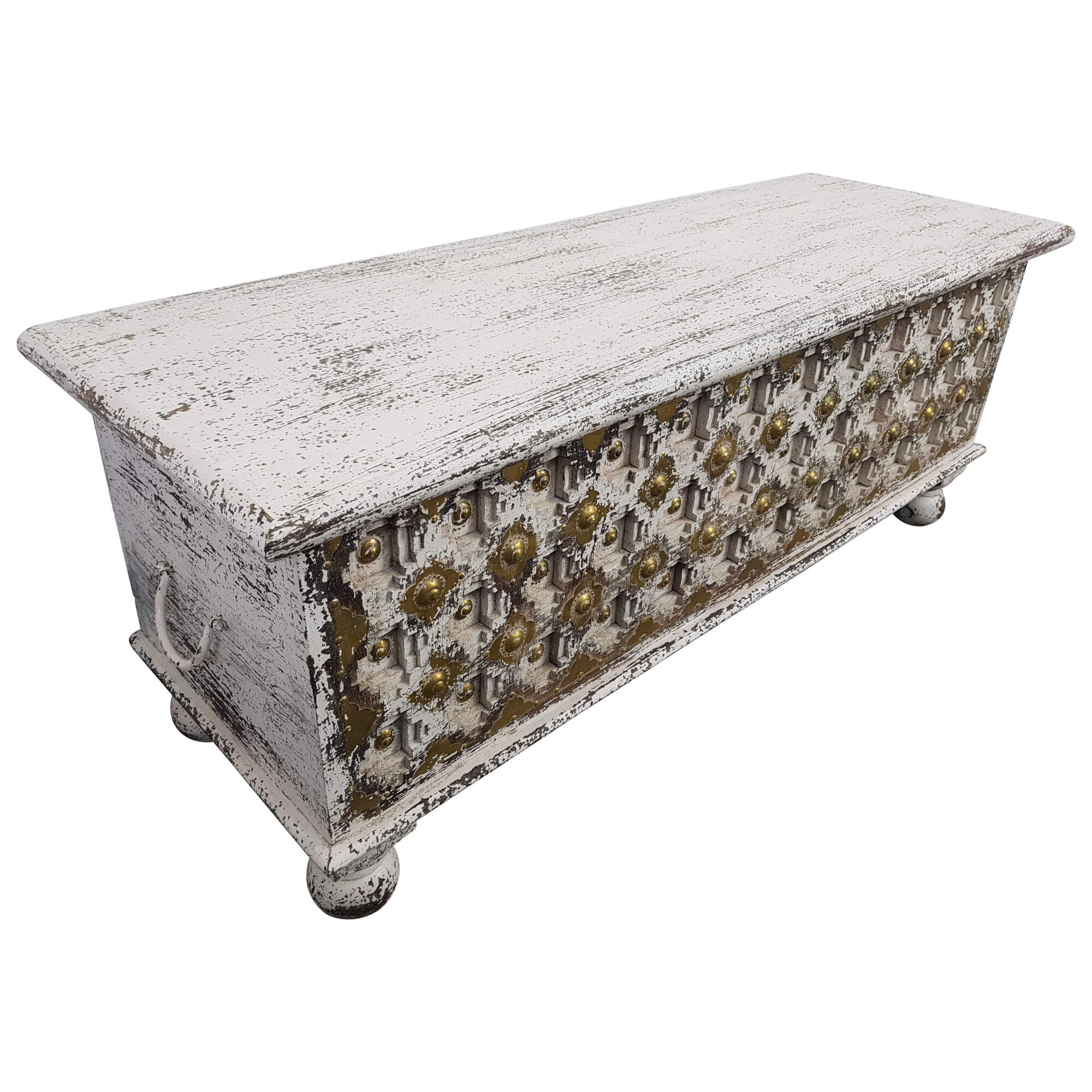 Truhe Weiss Vintage