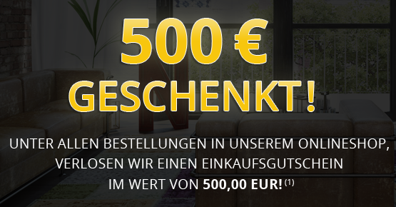 500,00 EUR Einkaufsgutschein