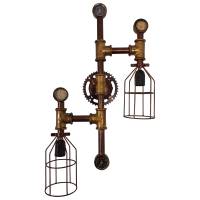 Wandleuchte Vinatge Retro Look e27 Pipe Rohr Wandlampe Industrie Laterne Wand Beleuchtung