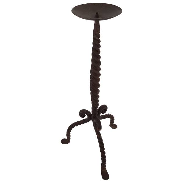 Kerzenständer Kerzenleuchter Kerzenhalter Antik groß Eisen Handarbeit Unikat IT10081