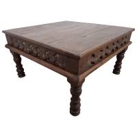 Couchtisch Indischer Bajot Orientalischer Orient Tisch 80cm Unikat Einzelstück 3