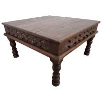 Couchtisch Indischer Bajot Orientalischer Orient Tisch 80cm Unikat Einzelstück 3