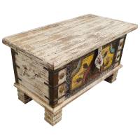 Holztruhe Vintage Truhe Holz Shabby Kiste Holzkiste Box Lagerung Massiv Unikat 32