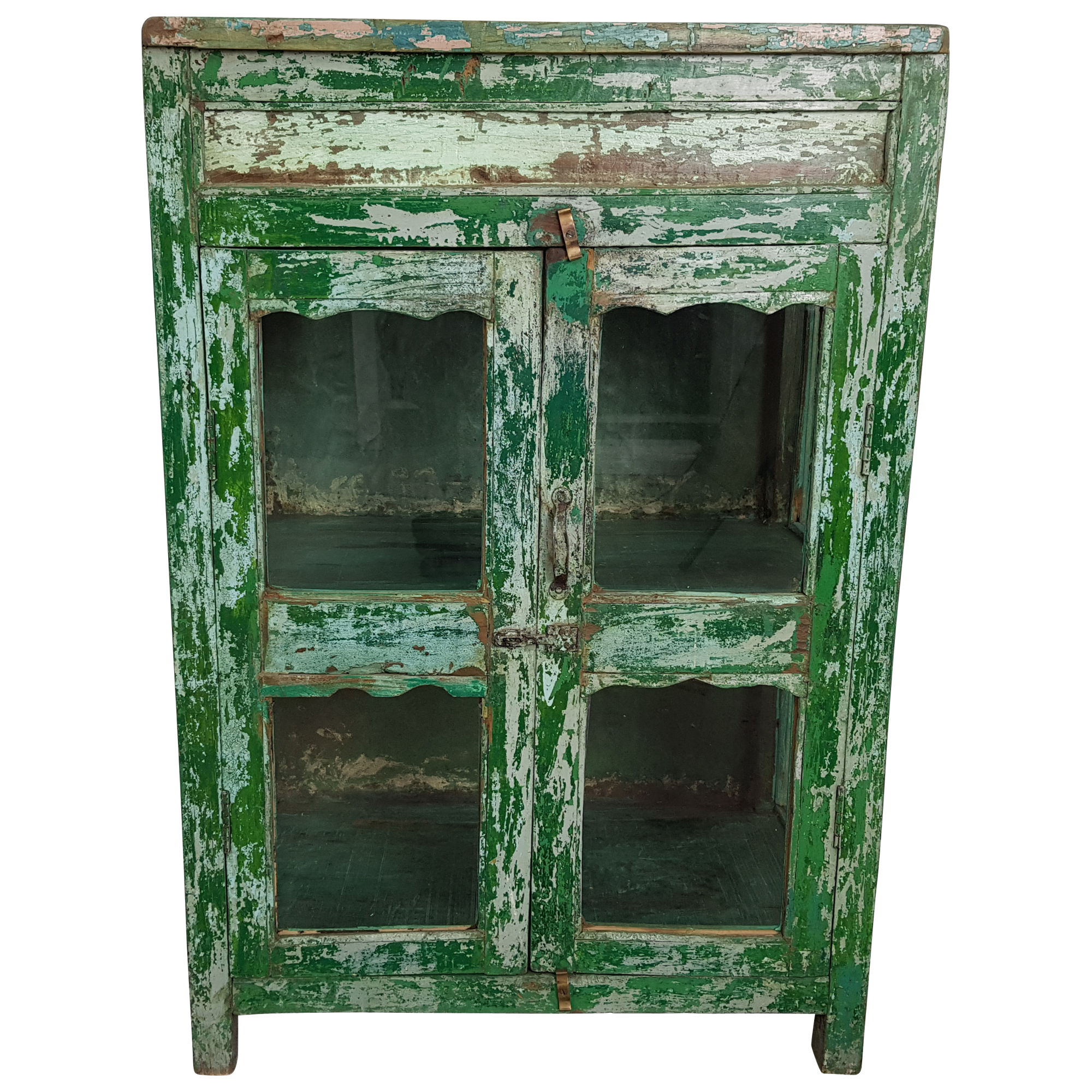 Kommode Anrichte Vitrine Schrank Grun Massivholz Vintage Shabby Chic Unikat 11 Kommoden Mobel