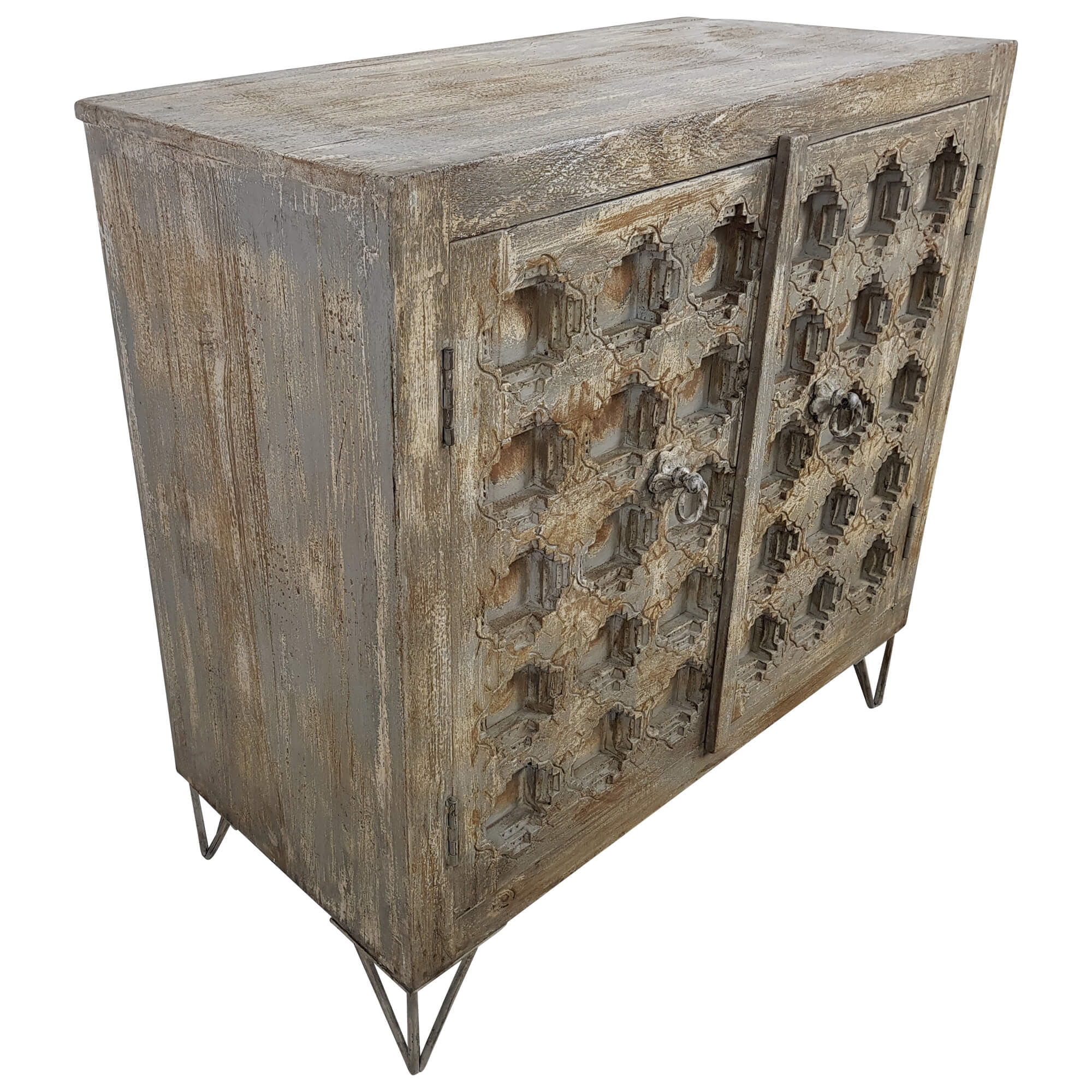 Kommode Anrichte Schrank Massivholz Alt Antik Vintage Shabby Chic