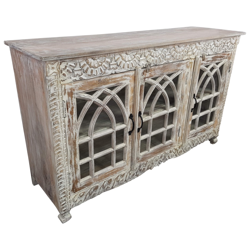 Sideboard Kommode Anrichte Schrank Glas Design Holz ...